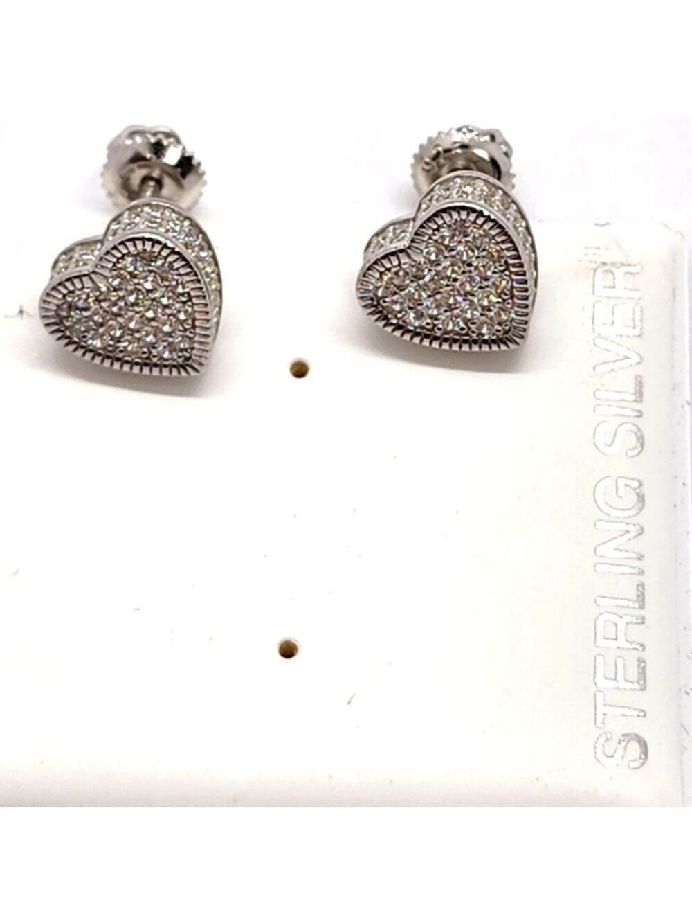 Dainty Heart Earrings in 925 Silver – Romantic & Stylish